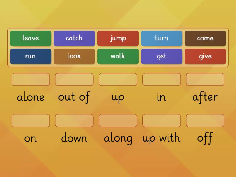 Phrasal Verbs Match Up