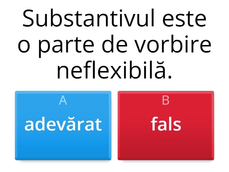 Substantivul Clasa A Vii A Cuestionario