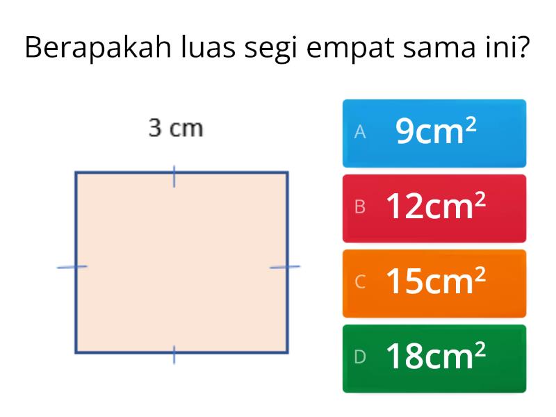 Luas Tingkatan Quiz