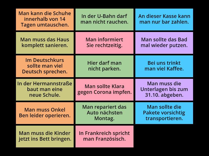 Passiv Pr Sens Mit Und Ohne Modalverb