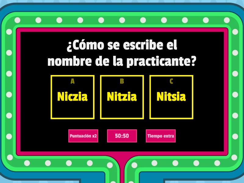 Evaluación Ecuaciones Lineales Gameshow quiz