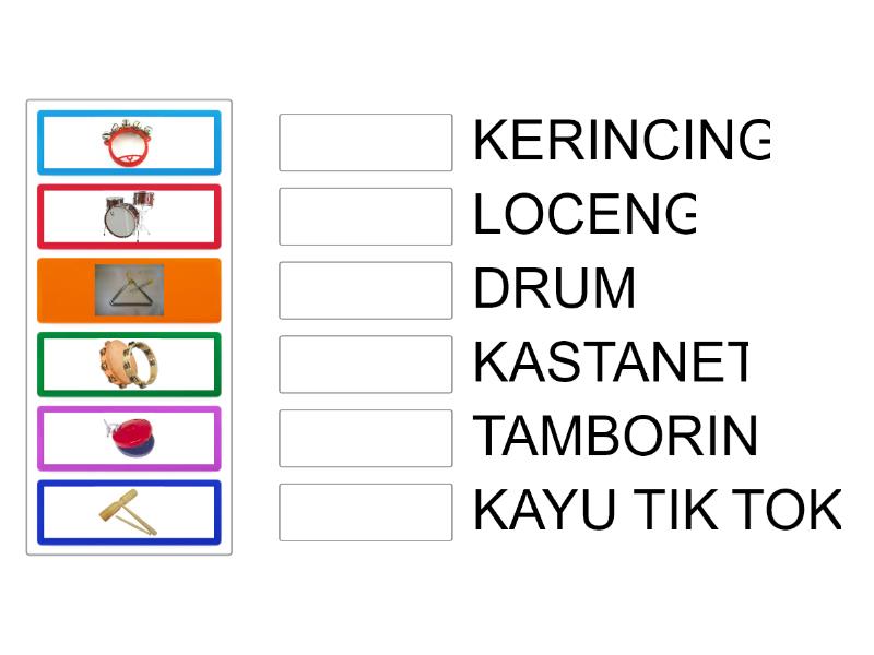 ALAT ALAT PERKUSI Match Up