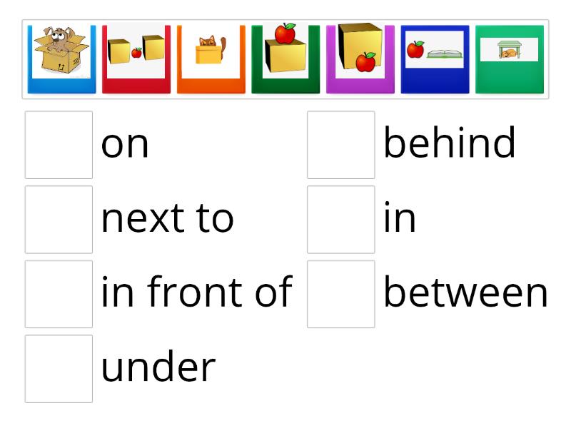 Prepositions Of Place Ab Une Las Parejas