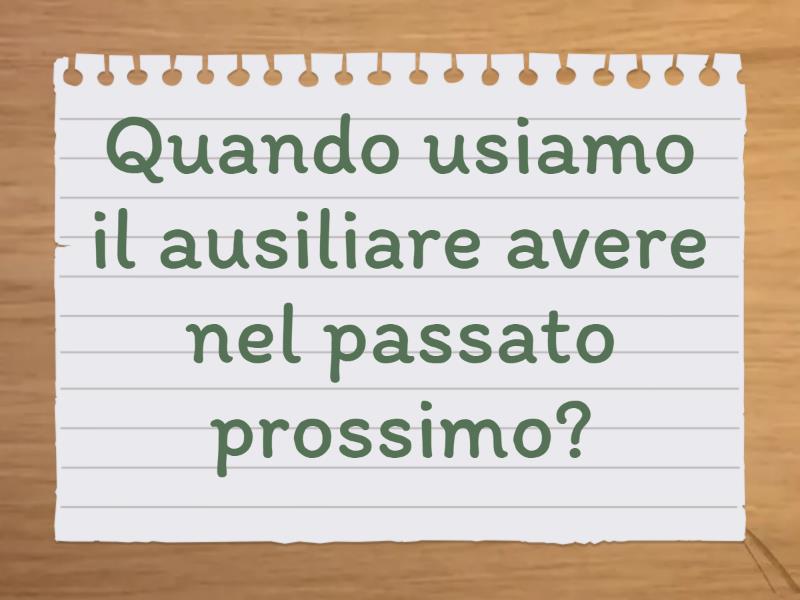 Futuro Semplice E Passato Prossimo Tarjetas Flash