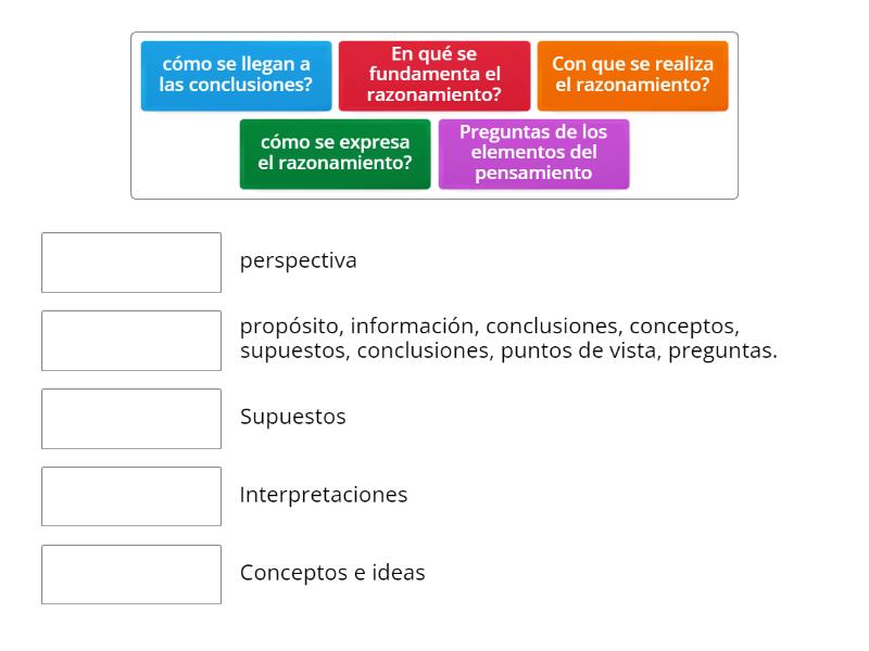 Razonamiento Match Up