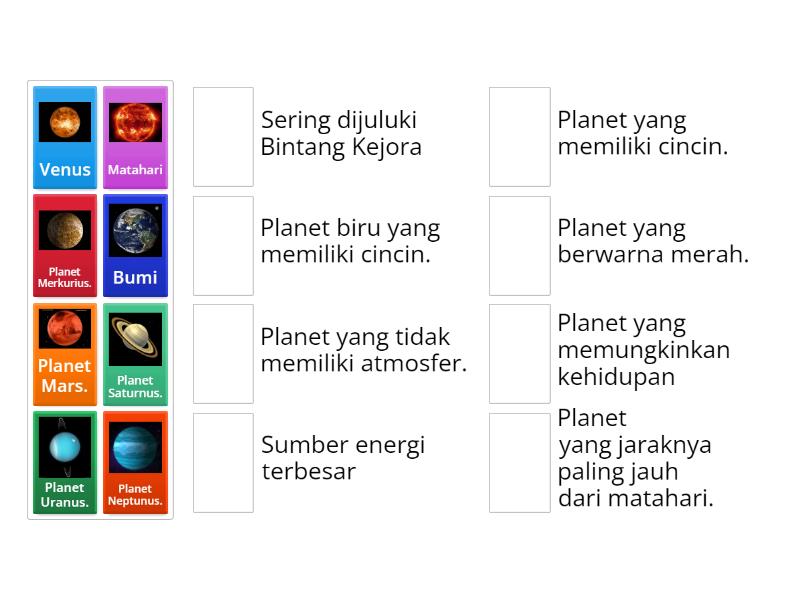 Sistem Tata Surya Match Up