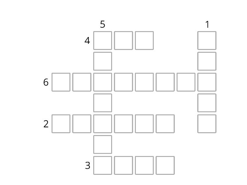 Cruzadinha Dos Numeros Crossword