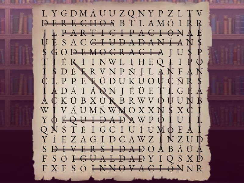 Sopa De Letras Ciencias Sociales Wordsearch