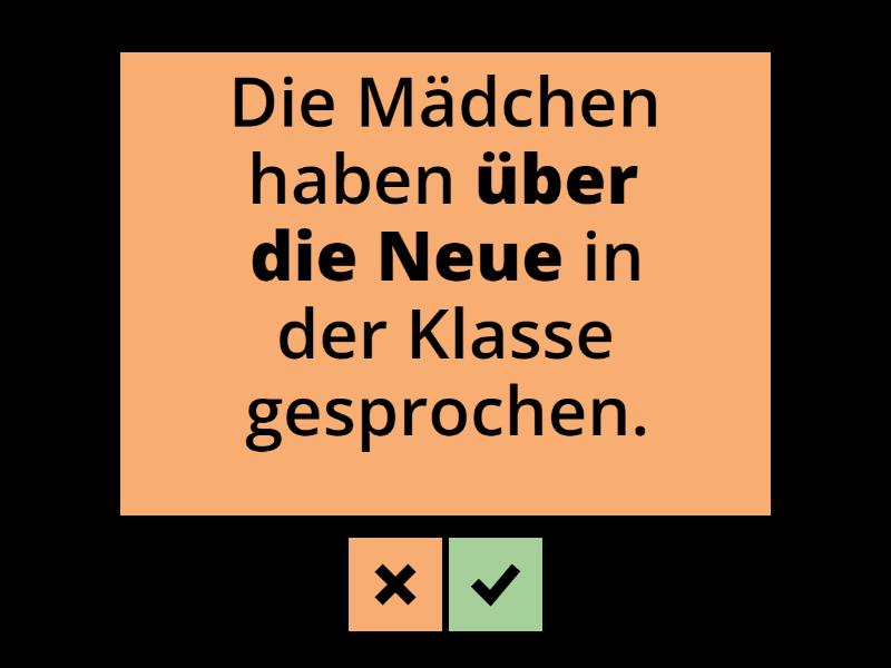 Rektion Der Verben Flash Cards