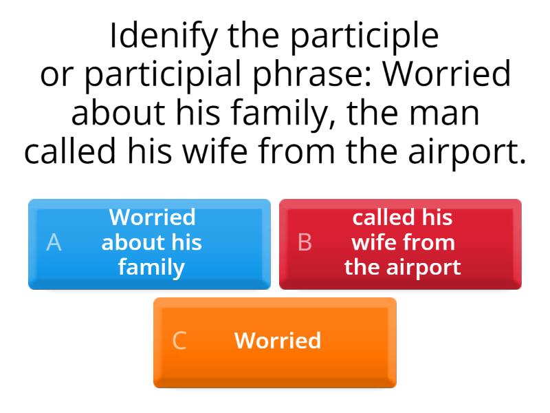 Extra Participles And Participial Phrases Quiz