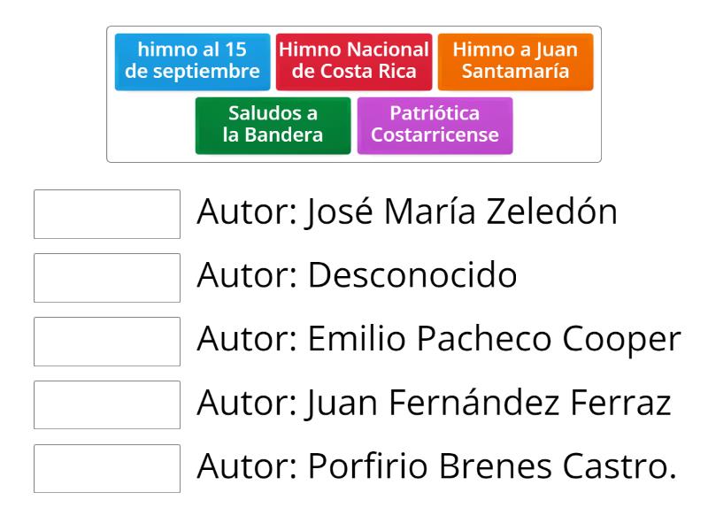 Himnos Nacionales De Costa Rica Match Up