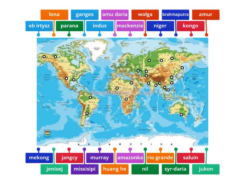 Rzeki Swiata Cz Labelled Diagram