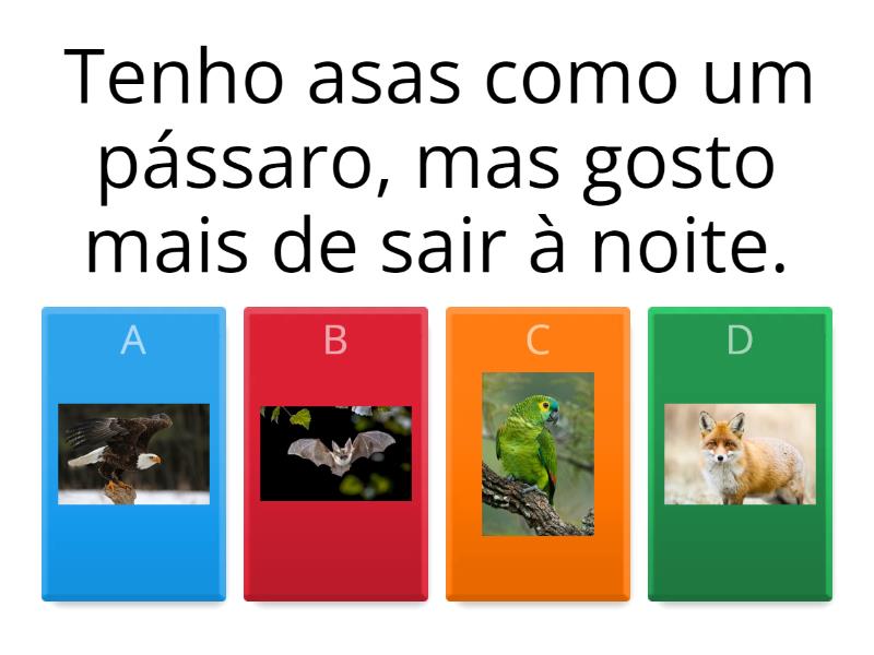 Adivinhas Dos Animais Quiz