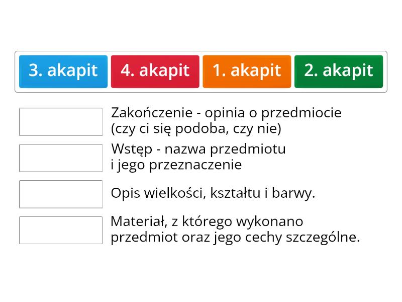 Elementy Opisu Przedmiotu Match Up