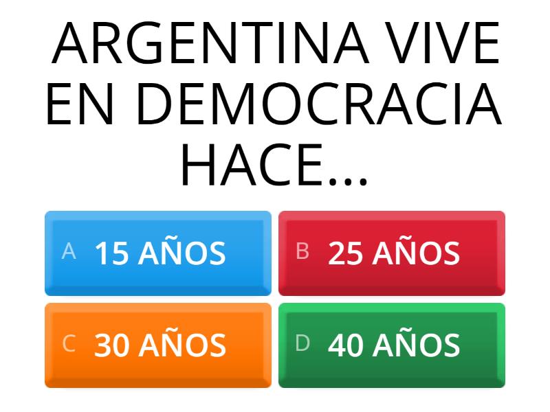 DEMOCRACIA Quiz