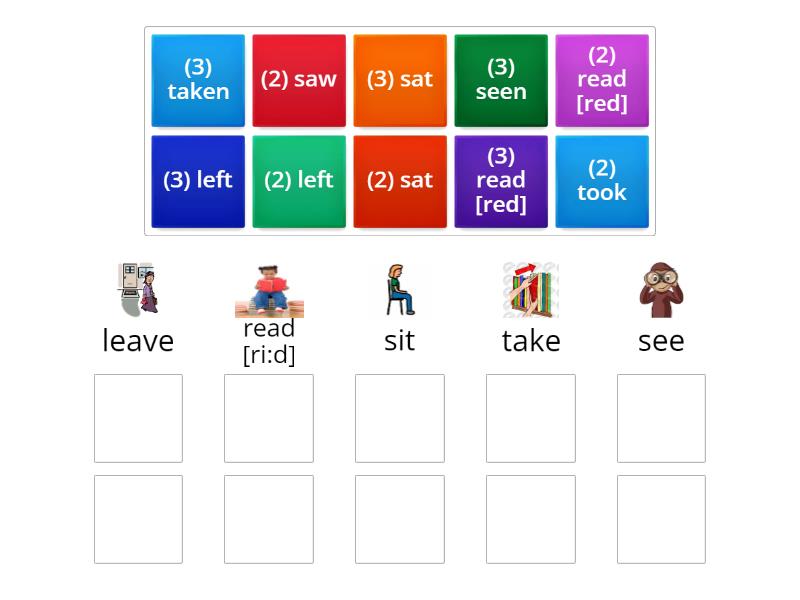 Komarova Irregular Verbs Set Group Sort