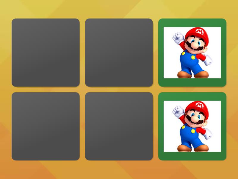 Mario Bros Matching Pairs