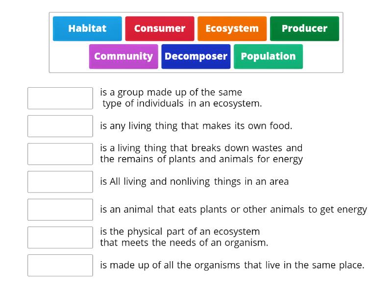 Ecosystem Match Up