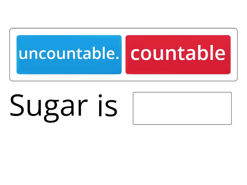 Countable And Uncountable Nouns Complete The Sentence