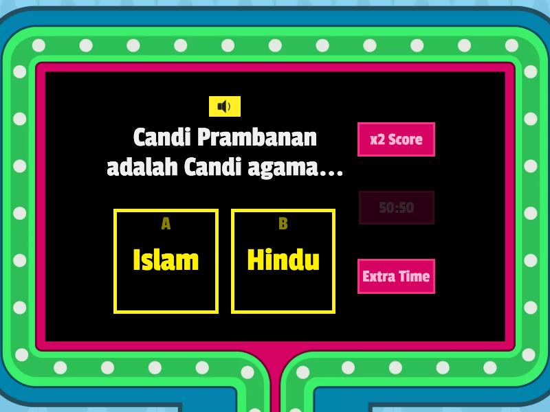 Soal Cerita Candi Prambanan Gameshow Quiz