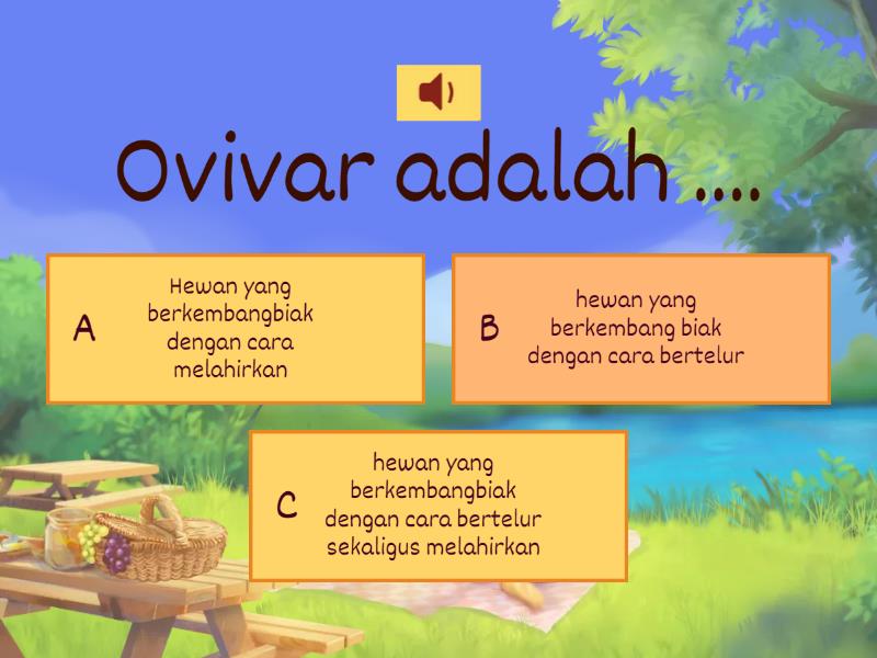 Cara Perkembangbiakan Hewan Quiz