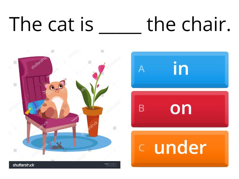 Prepositions Of Place Cuestionario