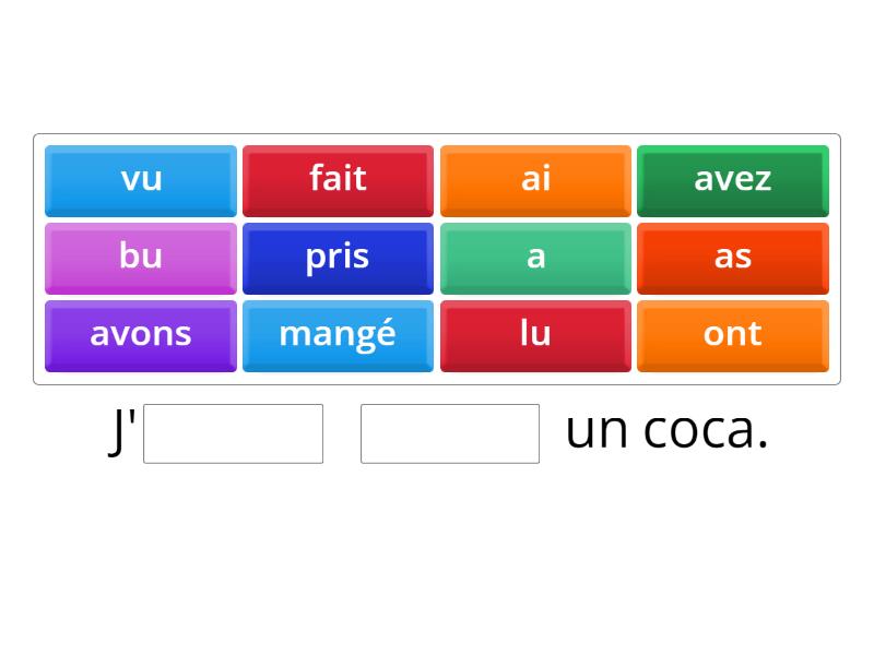 JFO Perfect Tense With Avoir Irregular Past Participle And Negative