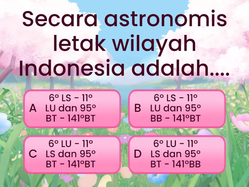 Letak Indonesia Quiz