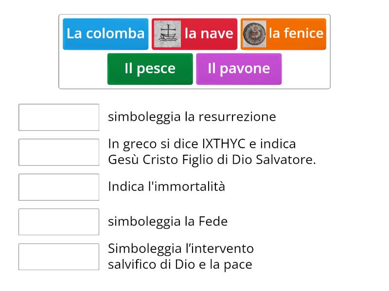 I Simboli Paleocristiani Match Up