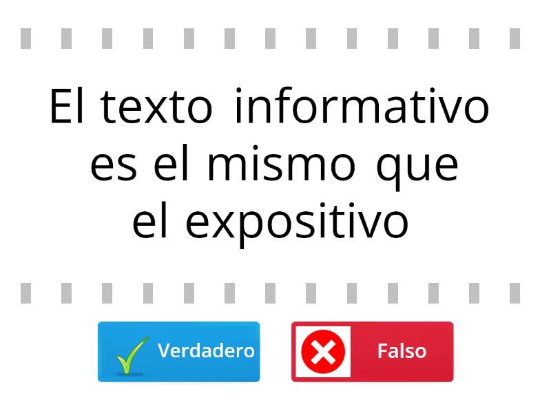 Tipolog A De Textos True Or False