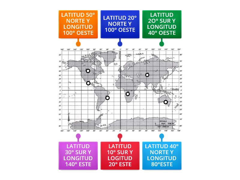 Coordenadas Geogr Ficas To Diagrama Con Etiquetas