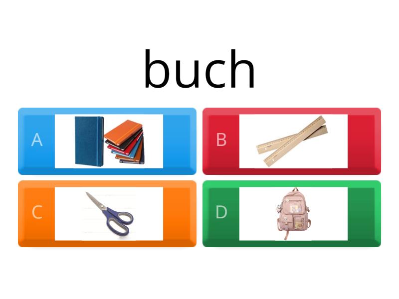 Meine Schulsachen Quiz