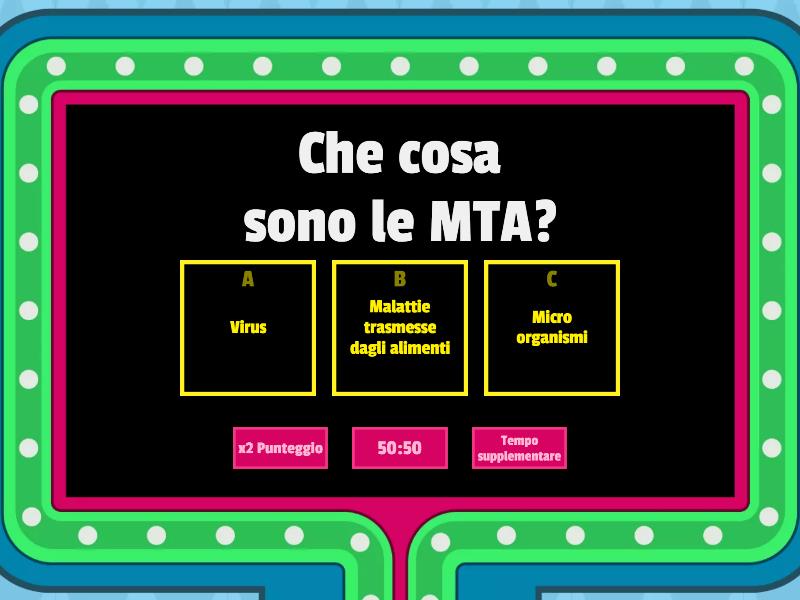 Quiz La Contaminazione Biologica Degli Alimenti Gameshow Quiz