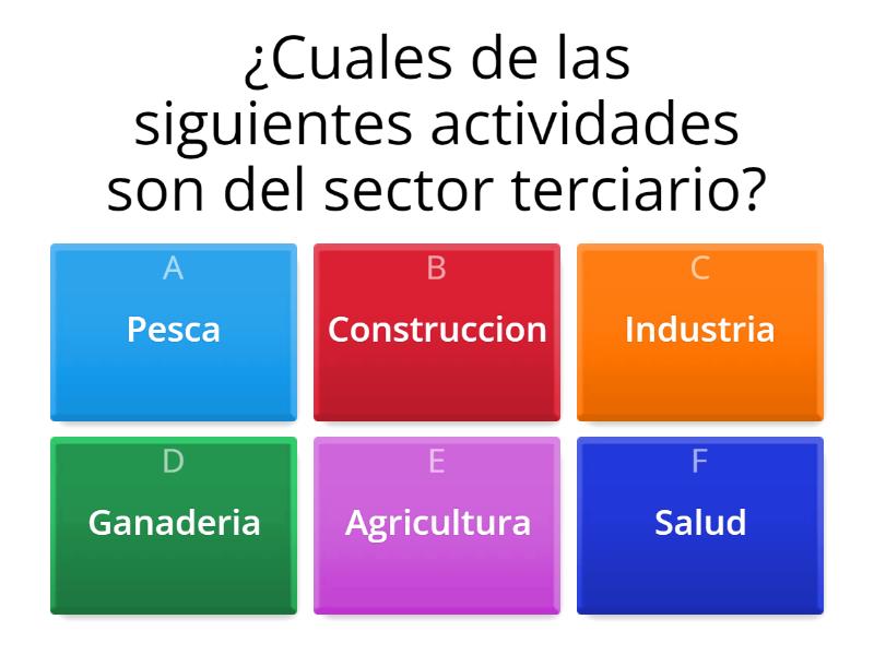 Division De Actividades Economicas En Mexico Quiz