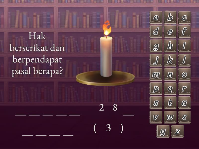 Quiz Kemerdekaan Berpendapat Sesuai Dengan Nilai Nilai Pancasila Ahorcado