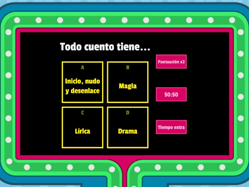 Concurso De Cuento Gameshow Quiz