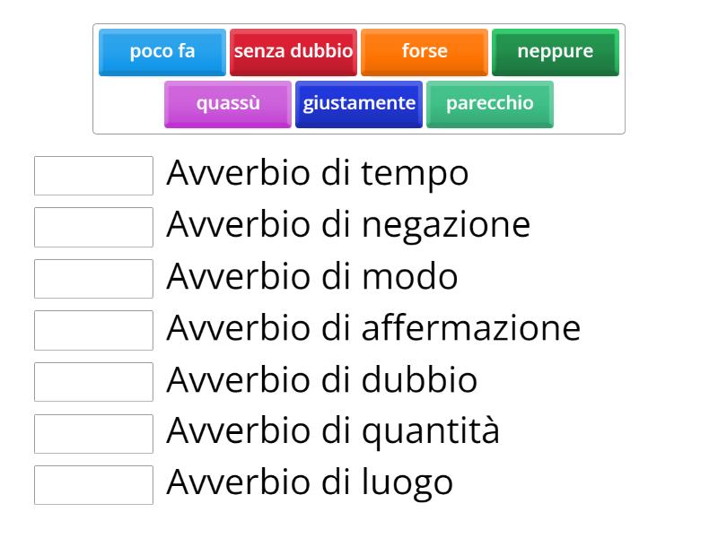 Il Significato Degli Avverbi Match Up