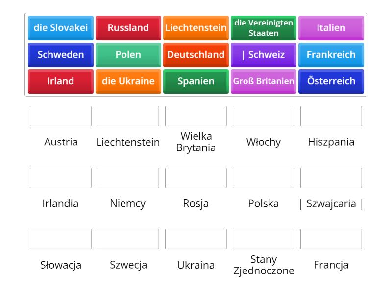 Kraje Po Niemiecku Match Up