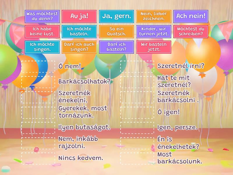 Planetino 1 Lektion 10 Verben Match Up