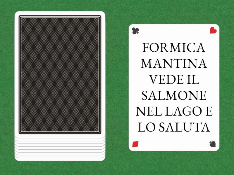 MISCHIA LE CARTE E LEGGI METODO SILLABICO Speaking Cards