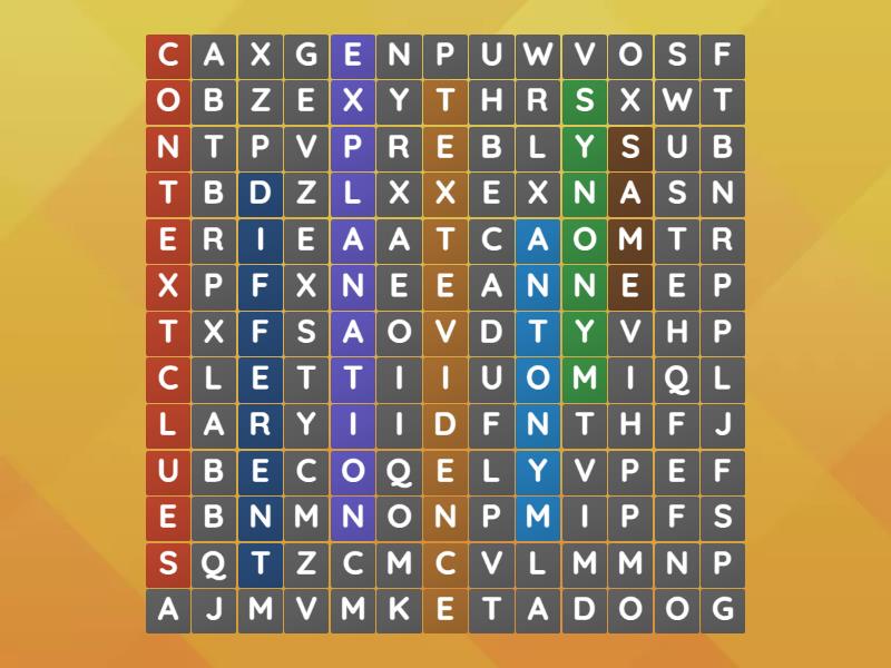 Context Clues Wordsearch