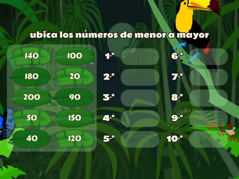 Ordenamos Numeros De Menor A Mayor Orden Correcto