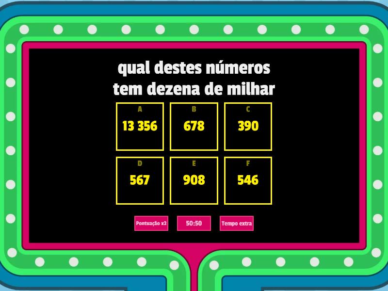 Dezena De Milhar Gameshow Quiz