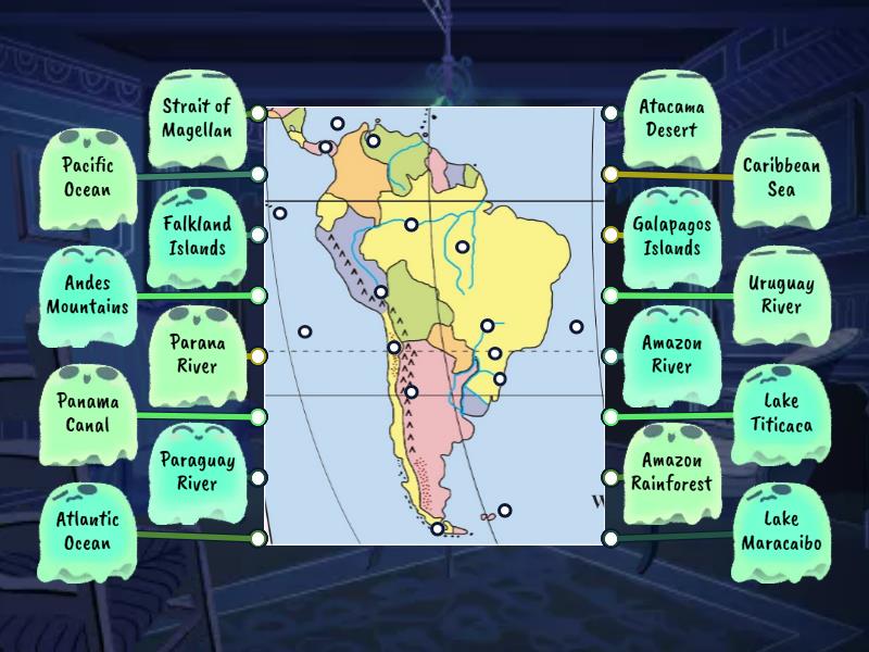 Latin America Physical Map Th Grade Teks Labelled Diagram