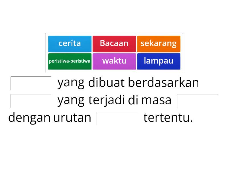 Teks Narasi Sejarah Complete The Sentence