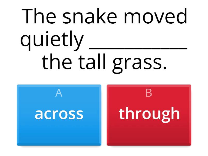 Prepositions Of Place And Movement Cuestionario