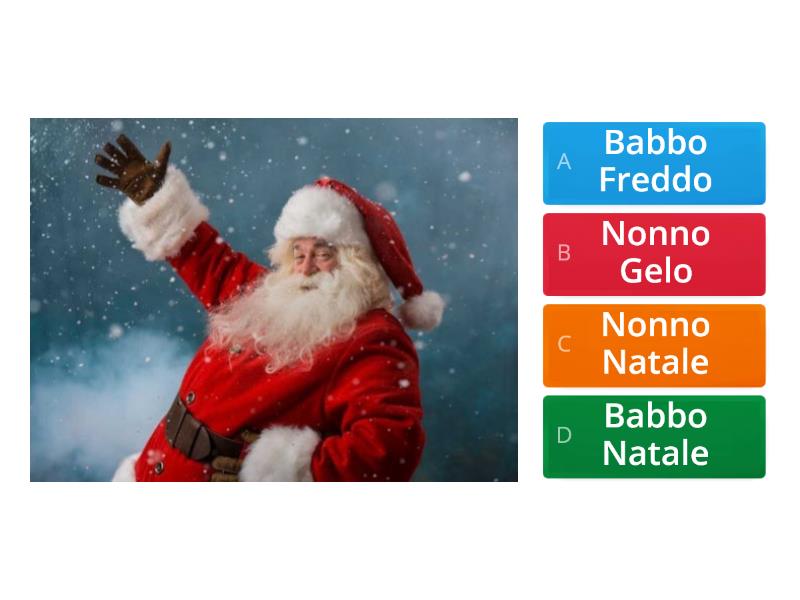 Natale Lessico Di Base Quiz