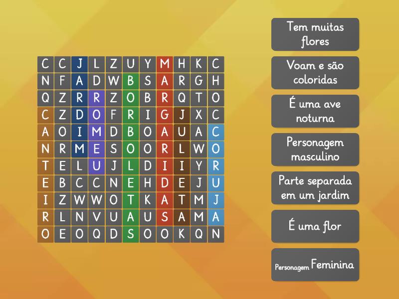 Romeu E Julieta Ruth Rocha Wordsearch