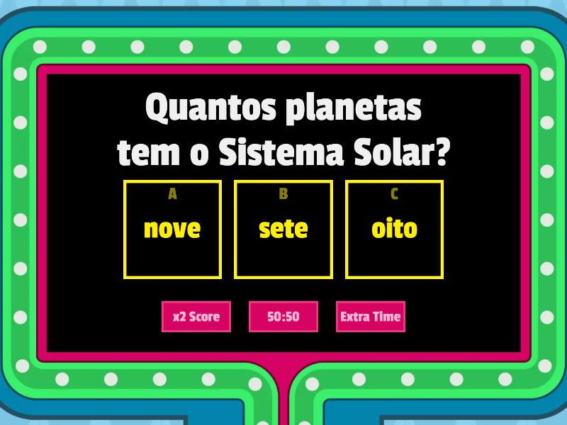 Sistema Solar Gameshow Quiz