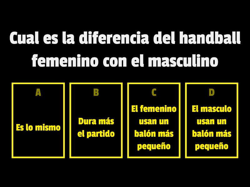 Reglas Del Handball Quiz